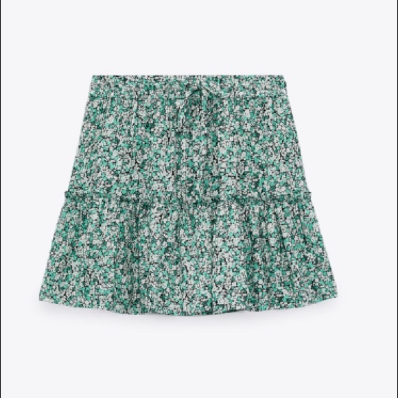 Zara floral print skirt - Picture 1 of 6